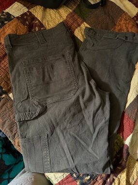 Dickies Women's Straight Leg Jeans in Charcoal Gray